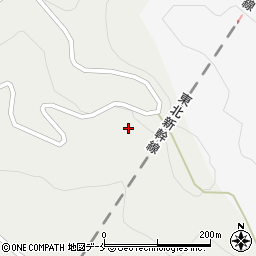 福島県伊達郡国見町石母田空窪周辺の地図