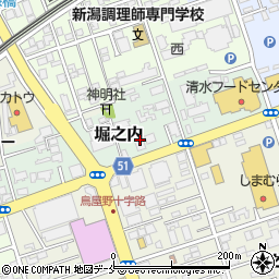 新潟県新潟市中央区堀之内42周辺の地図