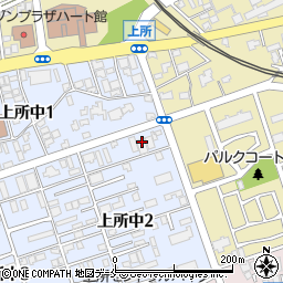 新潟県新潟市中央区上所中2丁目1周辺の地図