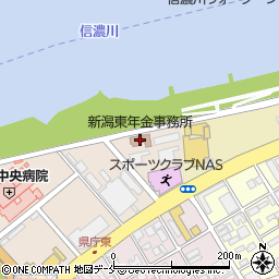 新潟東年金事務所周辺の地図