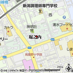 新潟県新潟市中央区堀之内周辺の地図