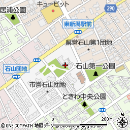 新潟県新潟市東区石山団地10周辺の地図