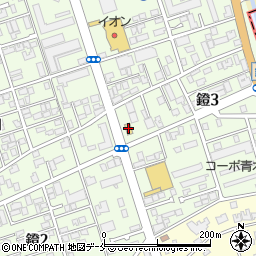 ファミリーマート新潟あぶみ三丁目店周辺の地図
