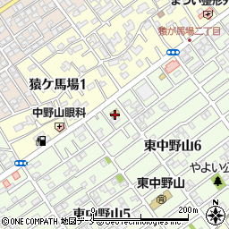 新潟県新潟市東区東中野山6丁目2周辺の地図