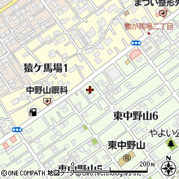セブンイレブン新潟東中野山店周辺の地図