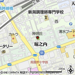 新潟県新潟市中央区堀之内39周辺の地図