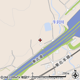 福島県伊達郡国見町貝田平太郎沢周辺の地図