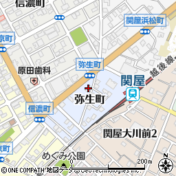 サークルＫ新潟弥生店周辺の地図