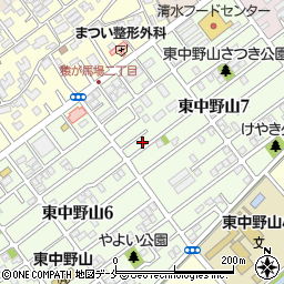 新潟県新潟市東区東中野山7丁目5周辺の地図