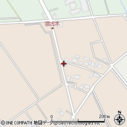 新潟県新発田市宮古木1272-2周辺の地図