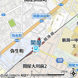 ツルハドラッグ新潟関屋店周辺の地図