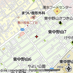 新潟県新潟市東区東中野山7丁目4周辺の地図