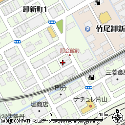 新潟県新潟市東区卸新町周辺の地図
