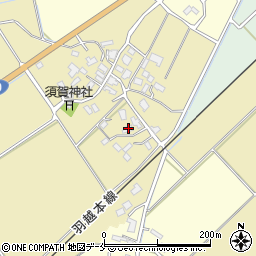 新潟県新発田市竹俣万代143周辺の地図