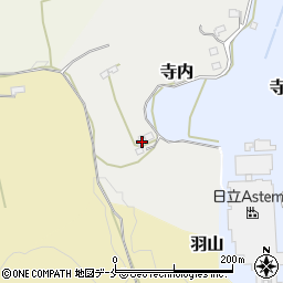 宮城県伊具郡丸森町寺内50周辺の地図