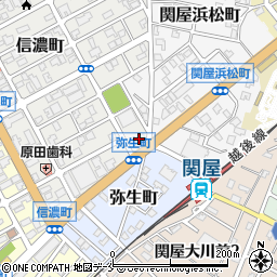 新潟信用金庫関屋支店周辺の地図