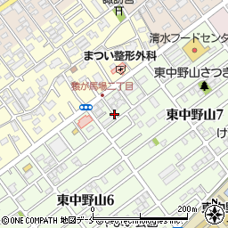 新潟県新潟市東区東中野山7丁目2周辺の地図
