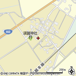 新潟県新発田市竹俣万代95周辺の地図