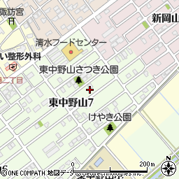 新潟県新潟市東区東中野山7丁目20周辺の地図