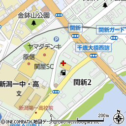 ブックオフ　新潟関屋店周辺の地図