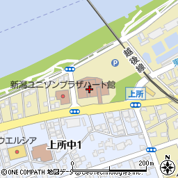 新潟県共同募金会周辺の地図