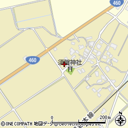 新潟県新発田市竹俣万代230周辺の地図