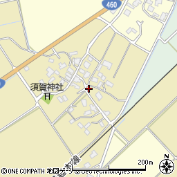 新潟県新発田市竹俣万代64周辺の地図