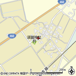 新潟県新発田市竹俣万代89周辺の地図