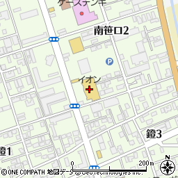イオン笹口店周辺の地図