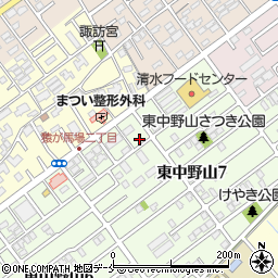 新潟県新潟市東区東中野山7丁目14周辺の地図