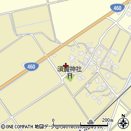 新潟県新発田市竹俣万代89-2周辺の地図