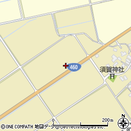 新潟県新発田市竹俣万代280周辺の地図