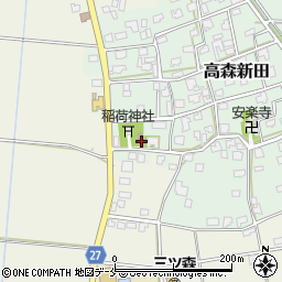 高森新田公民館周辺の地図