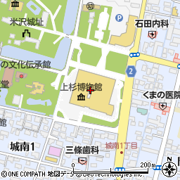 置賜　文化ホール周辺の地図