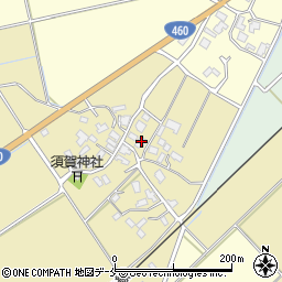 新潟県新発田市竹俣万代284周辺の地図