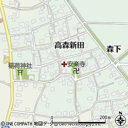 新潟県新潟市北区高森新田周辺の地図