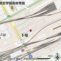 中越通運新潟貨物ターミナル周辺の地図