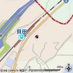 ＥＮＥＯＳ貝田ＳＳ周辺の地図
