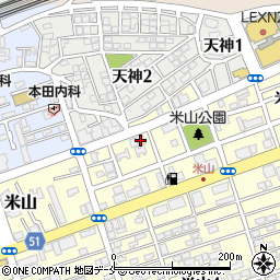 大衆馬肉酒場 うまる 新潟駅南口店周辺の地図