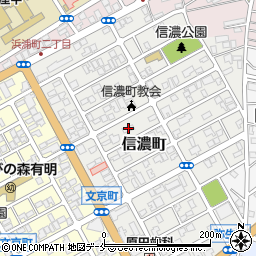 信濃サンシティ周辺の地図