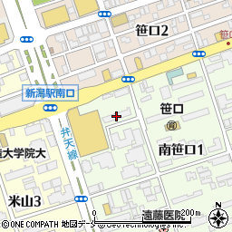 新潟駅南ハイツ周辺の地図