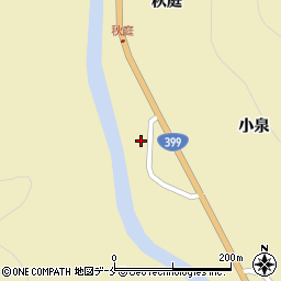 福島県福島市飯坂町茂庭上河原周辺の地図