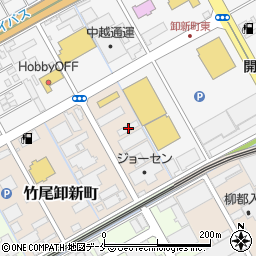 ワンツー引越　中越通運・新潟センター周辺の地図