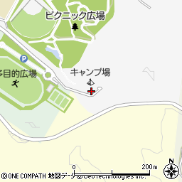豊浦総合運動施設キャンプ場周辺の地図