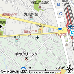 米沢信用金庫東支店周辺の地図