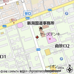 すき家新潟笹口店周辺の地図