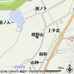 宮城県亘理郡山元町坂元熊野山周辺の地図