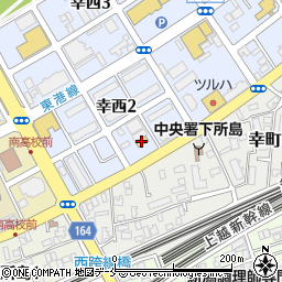 セブンイレブン新潟幸西店周辺の地図