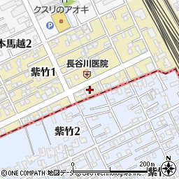 レンテム紫竹周辺の地図