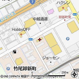 新潟県新潟市東区竹尾卸新町743-1周辺の地図